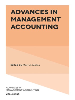 cover image of Advances in Management Accounting, Volume 30